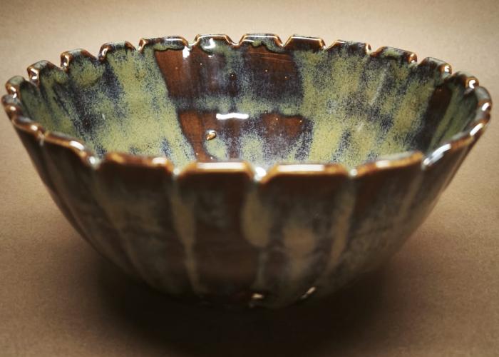 Cuenco de porcelana decorativo