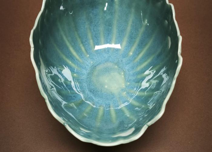 Cuenco de porcelana decorativo o frutero