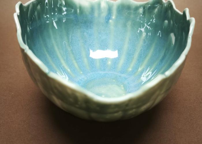 Cuenco de porcelana decorativo o frutero