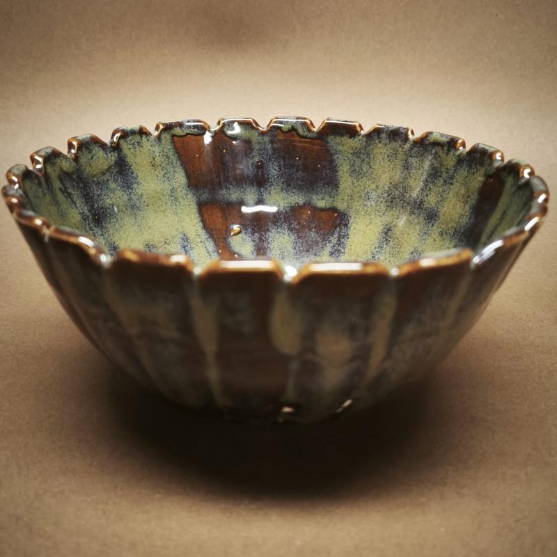 Cuenco de porcelana decorativo