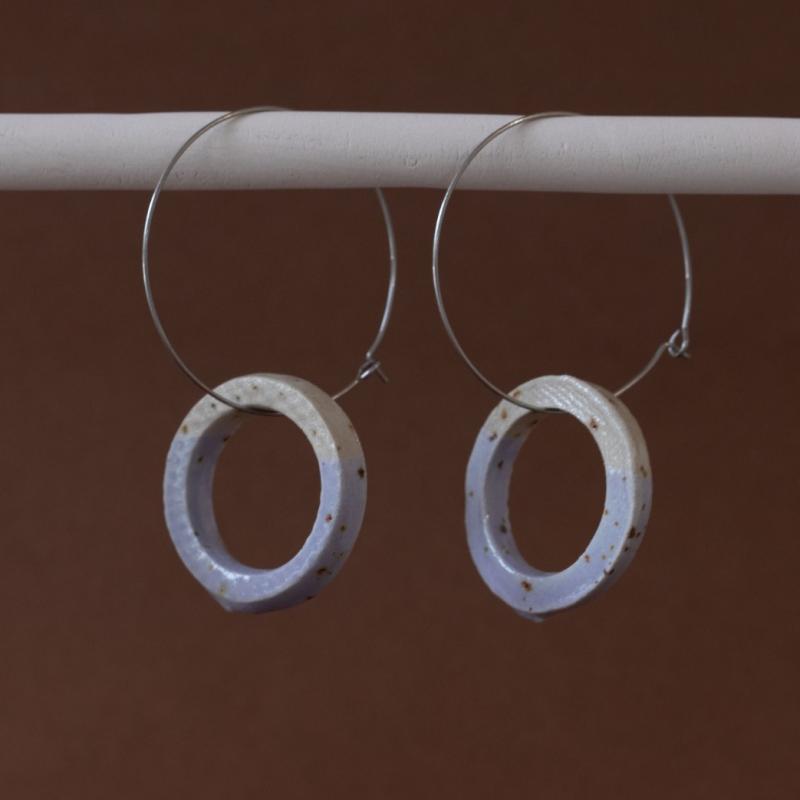 Pendientes Anillo Punteado