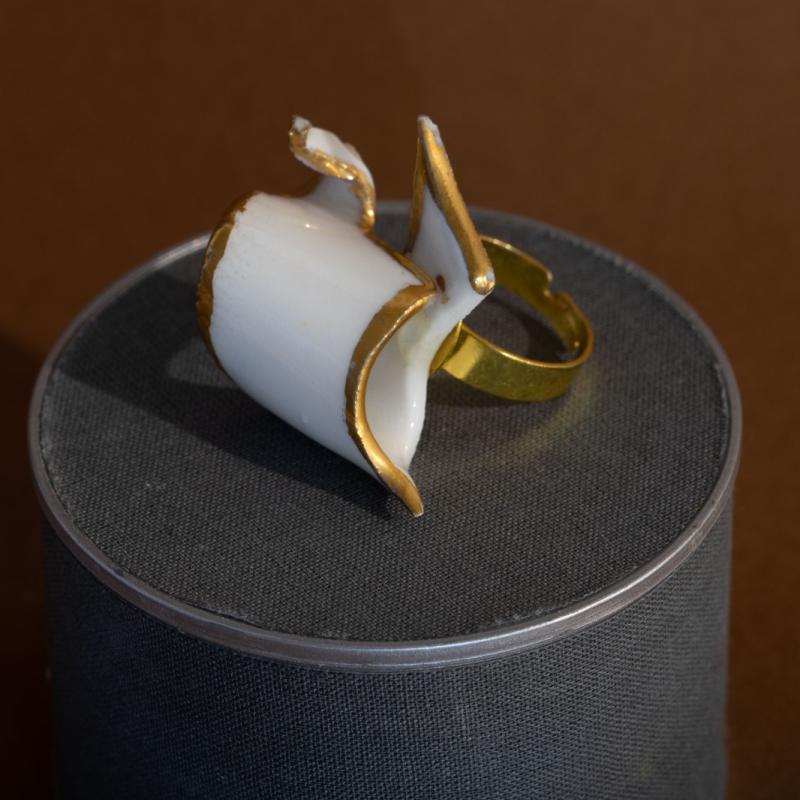 Anillo Fragmento Blanco
